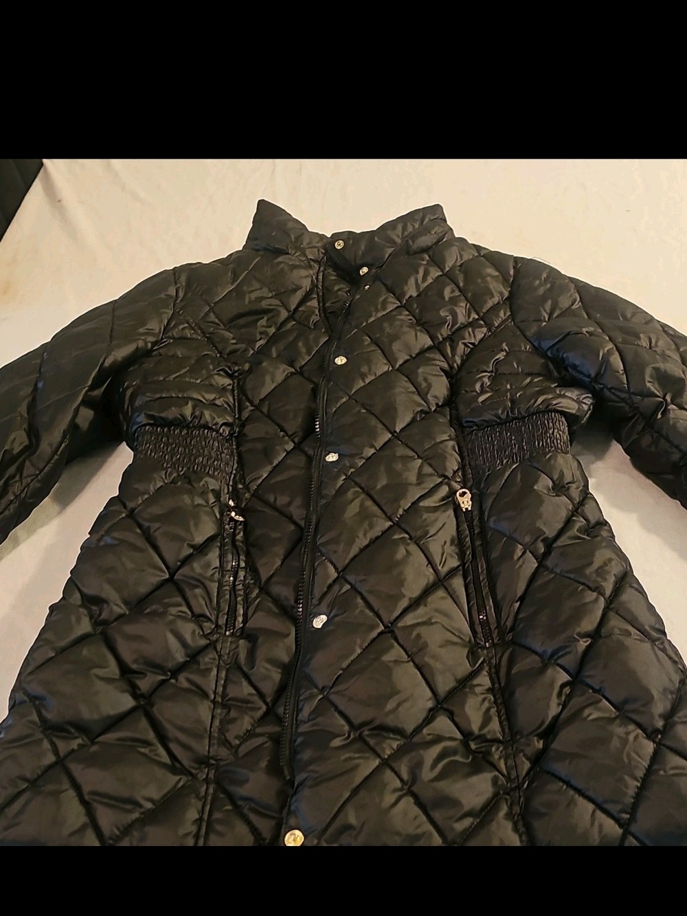 Apt. 9 Black Quilted Puffer Jacket for Kids